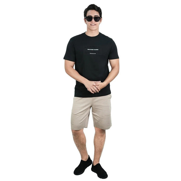 Men's Slim Fit Cotton Jersey Crew Neck Print Tee (WWS)