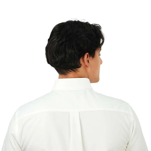 Cotton Oxford Flannel Short Sleeve Regular Wrinkle Free (Premium)