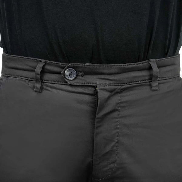 Cotton/Spandex Twill Low Rise Slim Khakis