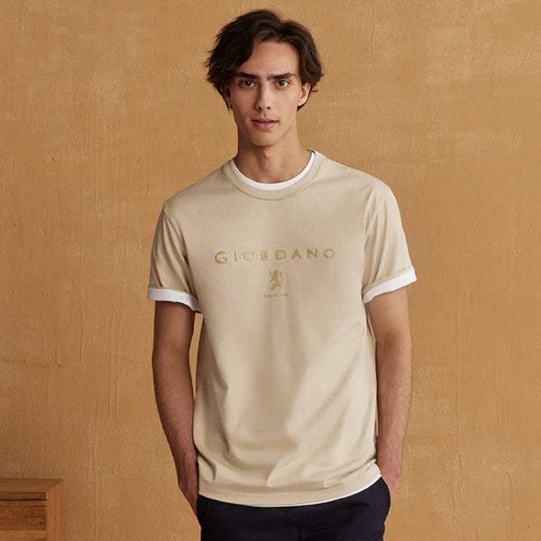 Cotton Jersey Crewneck Short Sleeve Print Tee (Signature Tee)