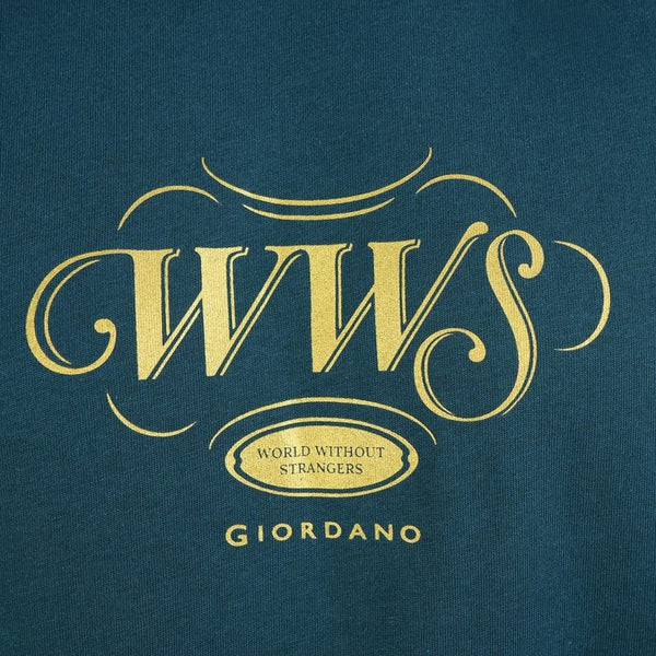 Men's Slim Fit Cotton Jersey Crew Neck Print Tee (WWS)