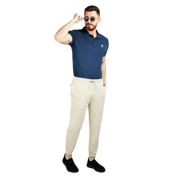 Cotton/Polyester/Spandex Interlock Slim Tapered Joggers