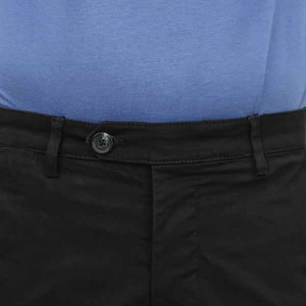 Cotton/Spandex Twill Low Rise Slim Khakis