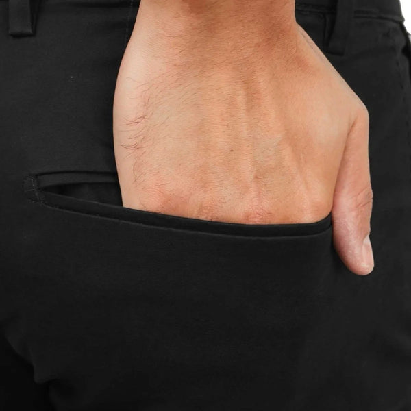 Cotton/Spandex Twill Low Rise Slim Khakis