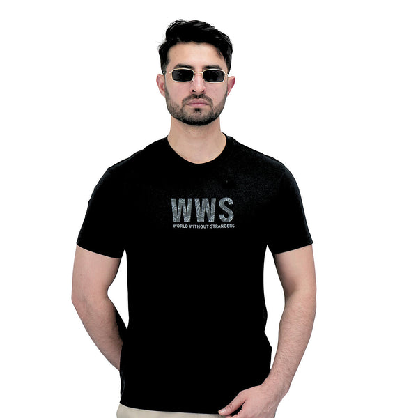 Cotton Jersey Crewneck Short Sleeve Print Tee (WWS)