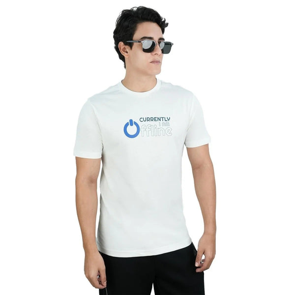 Cotton Jersey Crewneck Short Sleeve Print Tee