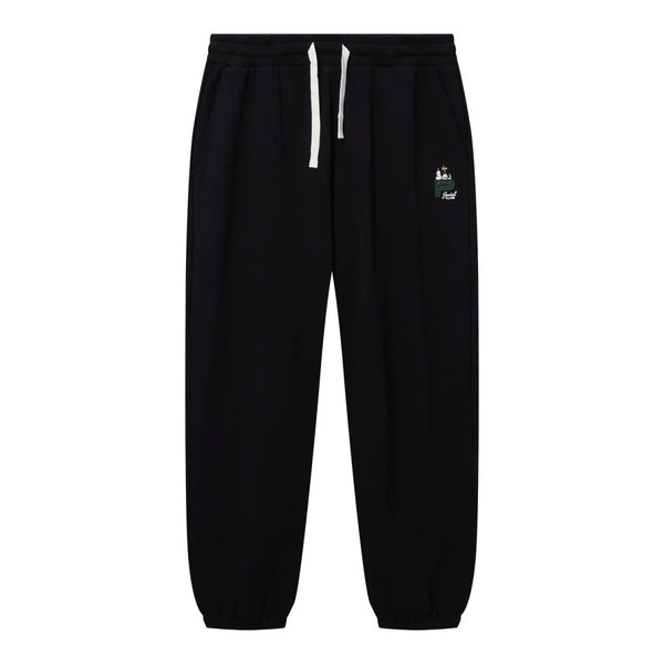 Men's Snoopy Print Cotton French Terry Oversize Joggers