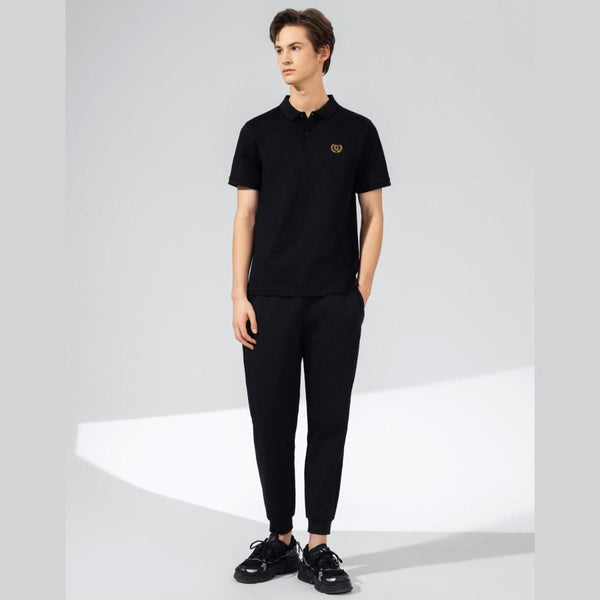 Cotton/Polyester/Spandex Interlock Slim Tapered Joggers