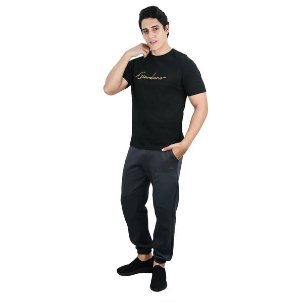 Men's Slim Fit Cotton Signature Print Tee