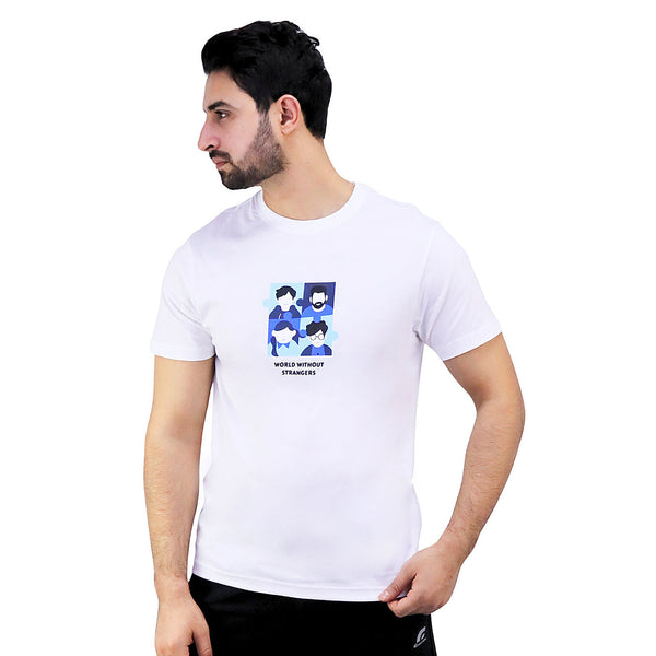 Cotton Jersey Crewneck Short Sleeve Print Tee (WWS)