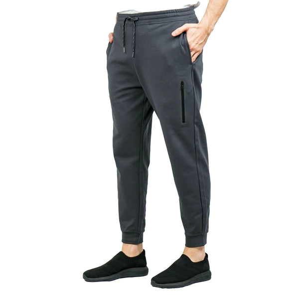 Cotton/Polyester/Spandex Interlock Slim Tapered Joggers