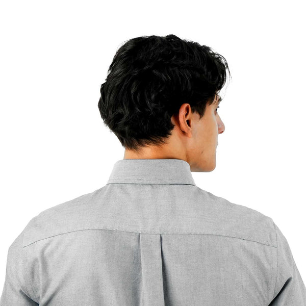 Cotton Oxford Flannel Short Sleeve Regular Wrinkle Free (Premium)