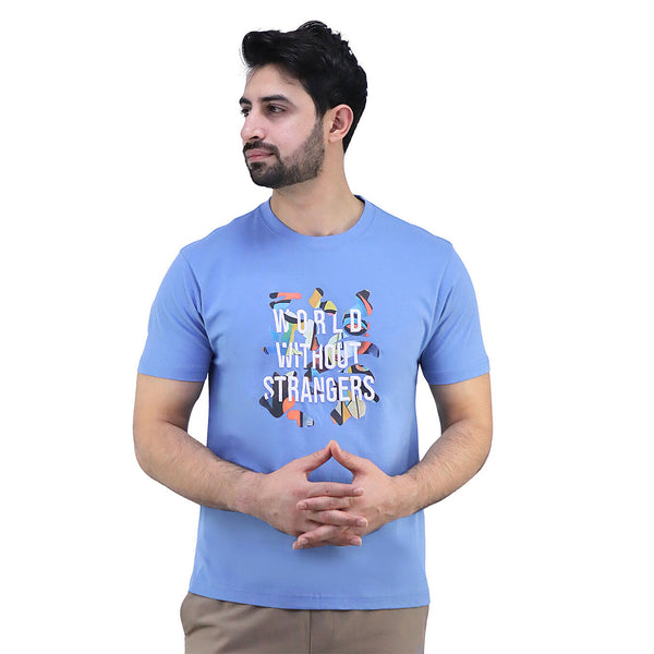 Cotton Jersey Crewneck Short Sleeve Print Tee (WWS)