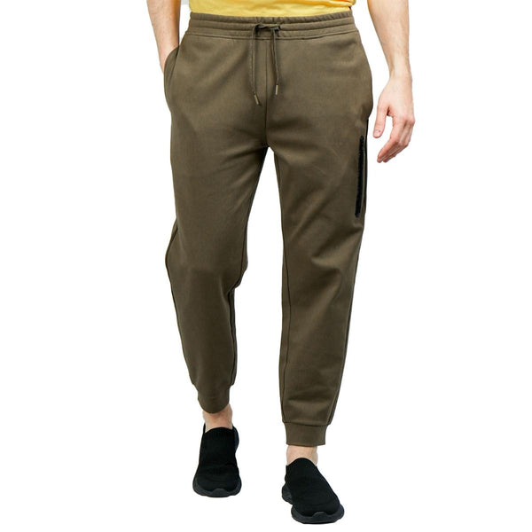 Cotton/Polyester/Spandex Interlock Slim Tapered Joggers