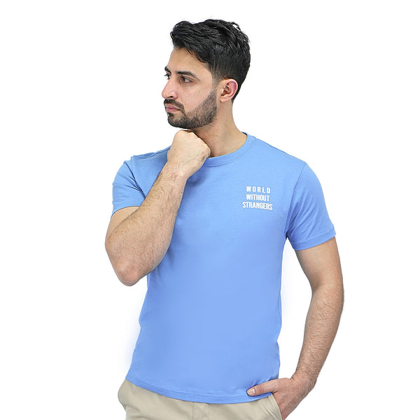 Cotton Jersey Crewneck Short Sleeve Print Tee (WWS)