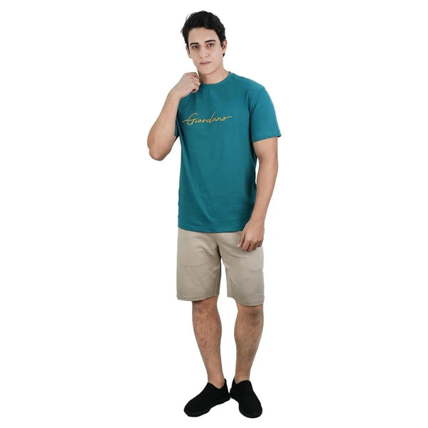 Men's Slim Fit Cotton Signature Print Tee