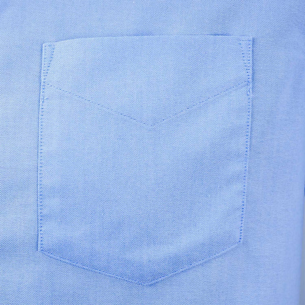 Cotton Oxford Flannel Short Sleeve Regular Wrinkle Free (Premium)