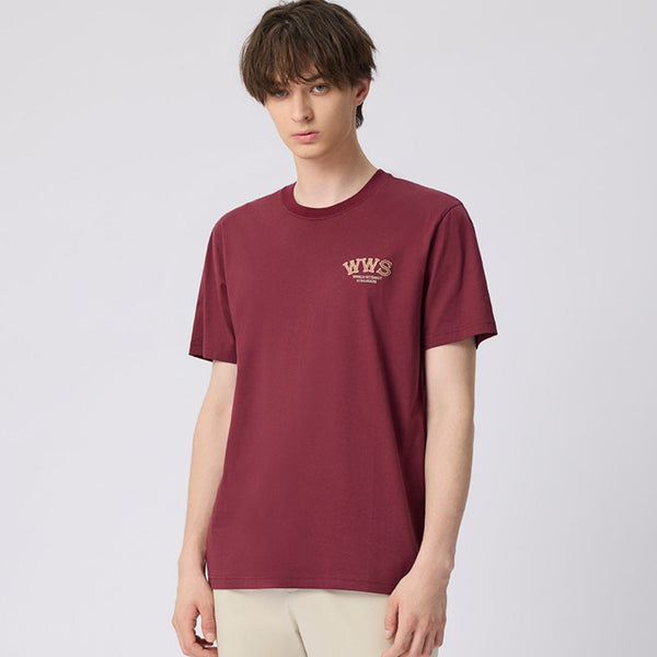 Cotton Jersey Crewneck Short Sleeve Print Tee (WWS)