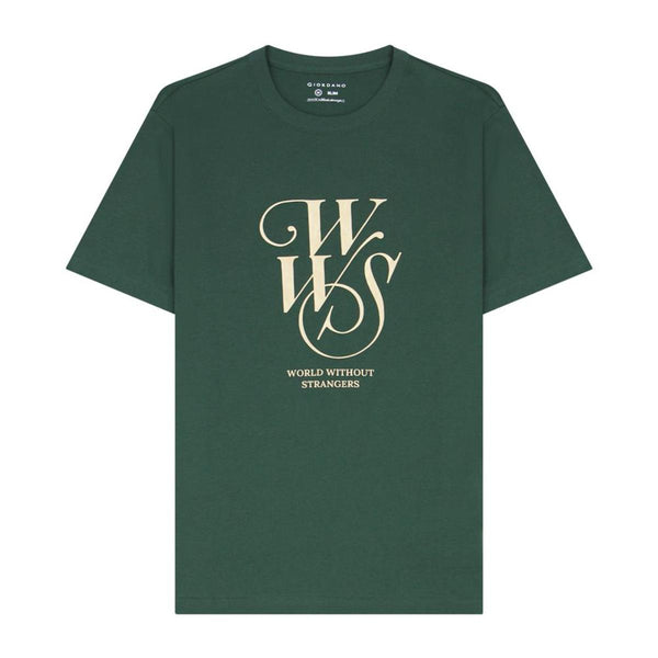 Cotton Jersey Crewneck Short Sleeve Print Tee (WWS)