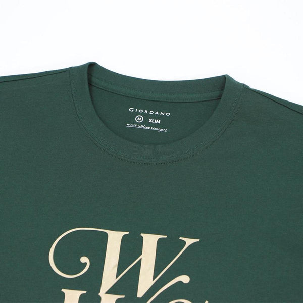 Cotton Jersey Crewneck Short Sleeve Print Tee (WWS)
