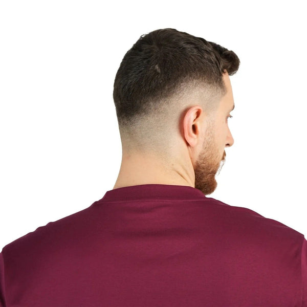 Cotton Interlock Crewneck Short Sleeve Slim Embroidery Tee (Liquid Touch)