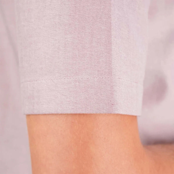 Cotton Oxford Flannel Short Sleeve Regular Wrinkle Free (Premium)