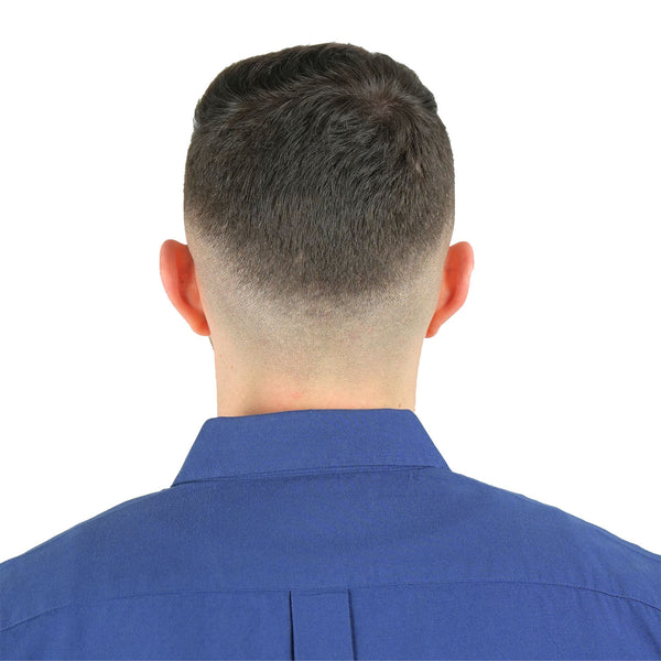 Cotton Oxford Long Sleeve Slim Embroidery Garment Wash Shirt