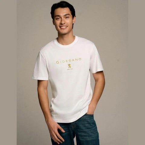 Cotton Jersey Crewneck Short Sleeve Print Tee (Signature Tee)