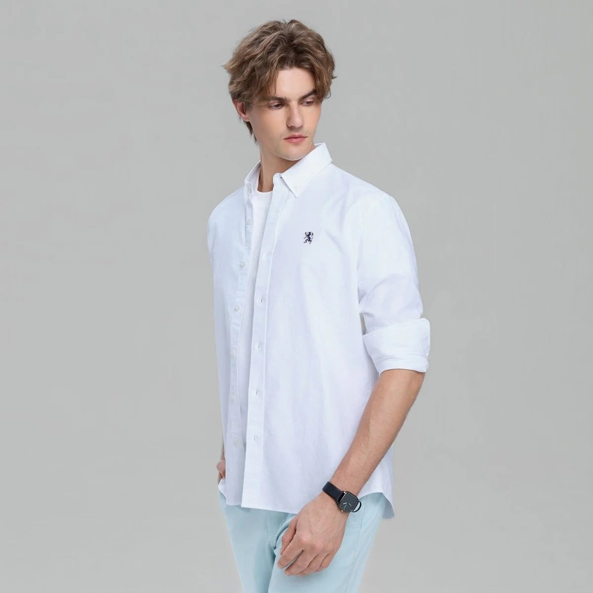 Men's Cotton Slim Oxford Shirt