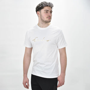 Cotton Jersey Crewneck Short Sleeve Slim Print Tees (Signature Tees)