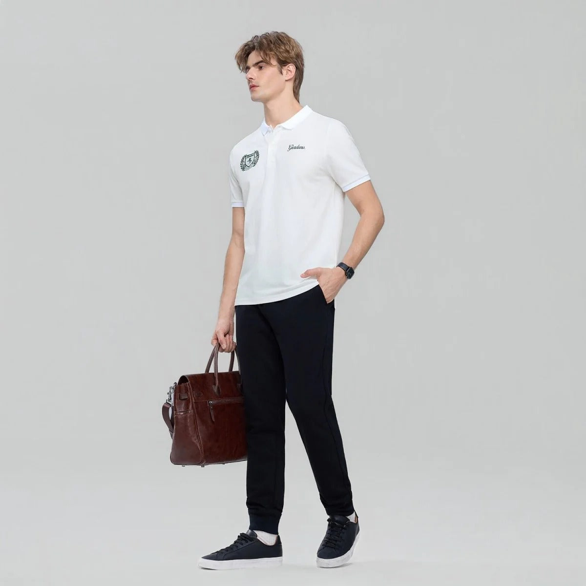Men's Slim Fit Club House Embroidered Polo
