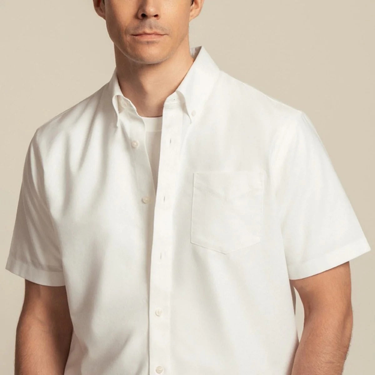 Men's Half Sleeve Wrinkle Free Shirt