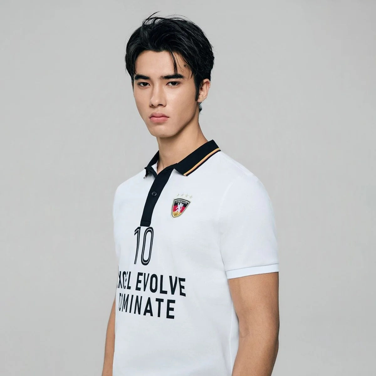 Men Slim Cotton Lycra Polo (World Cup)
