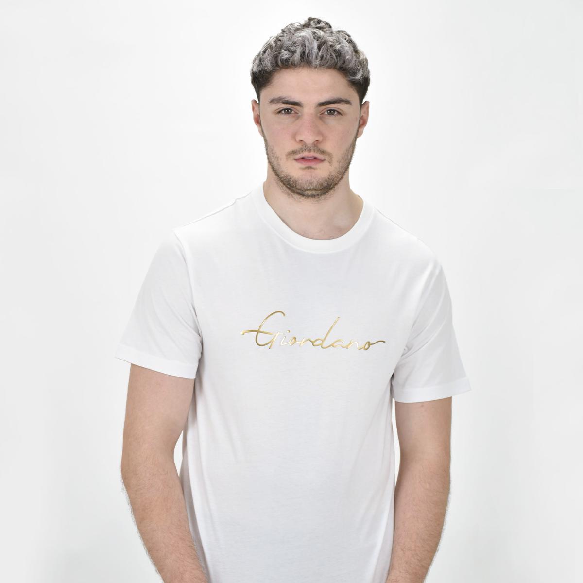 تيشيرتات قطنية قصيرة الأكمام برقبة دائرية وطبعة أنيقة (تيشيرتات مميزة)