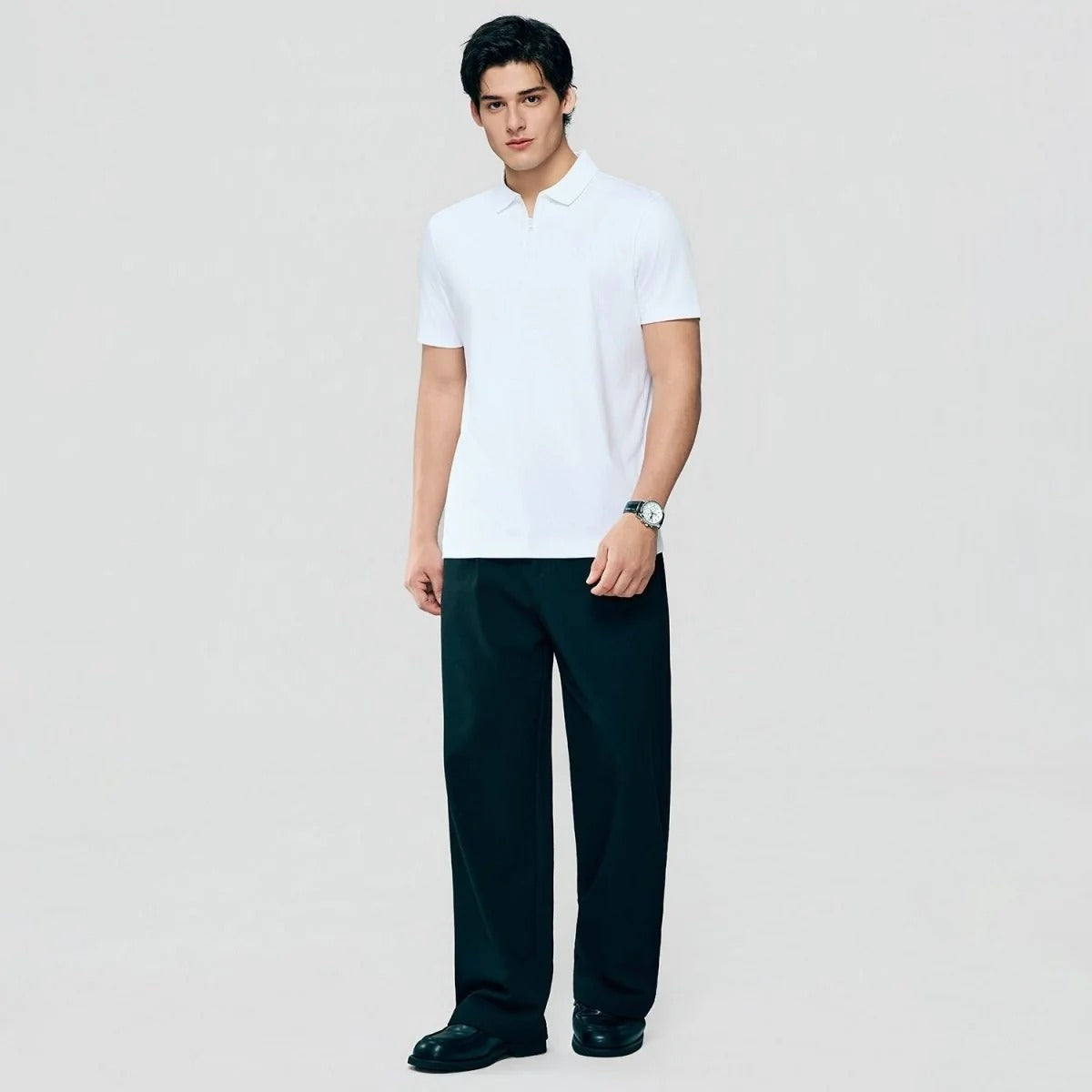 Men Regular Interlock Liquid Touch Polo (Feel the Difference)