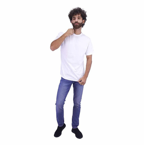 Cotton Jersey Crewneck Short Sleeve Slim Tee