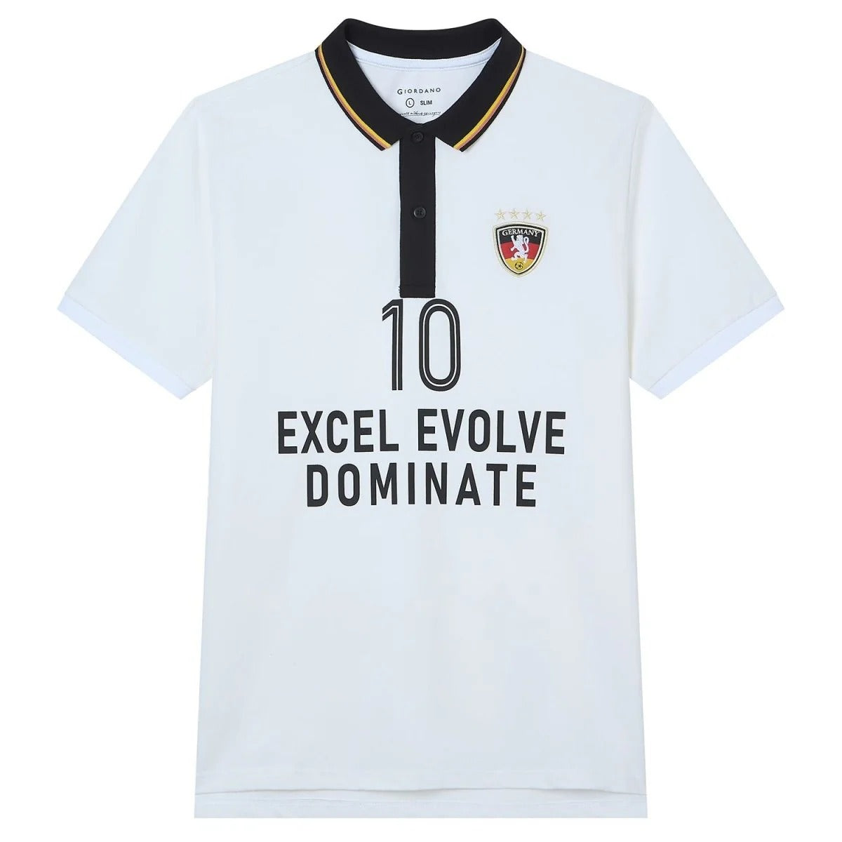 Men Slim Cotton Lycra Polo (World Cup)