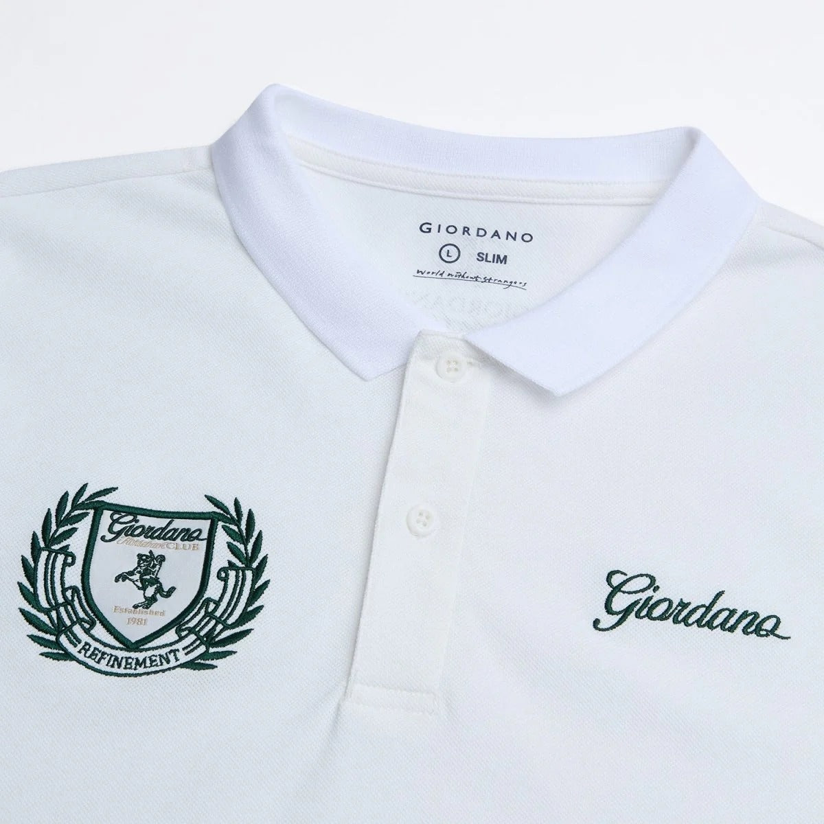 Men's Slim Fit Club House Embroidered Polo
