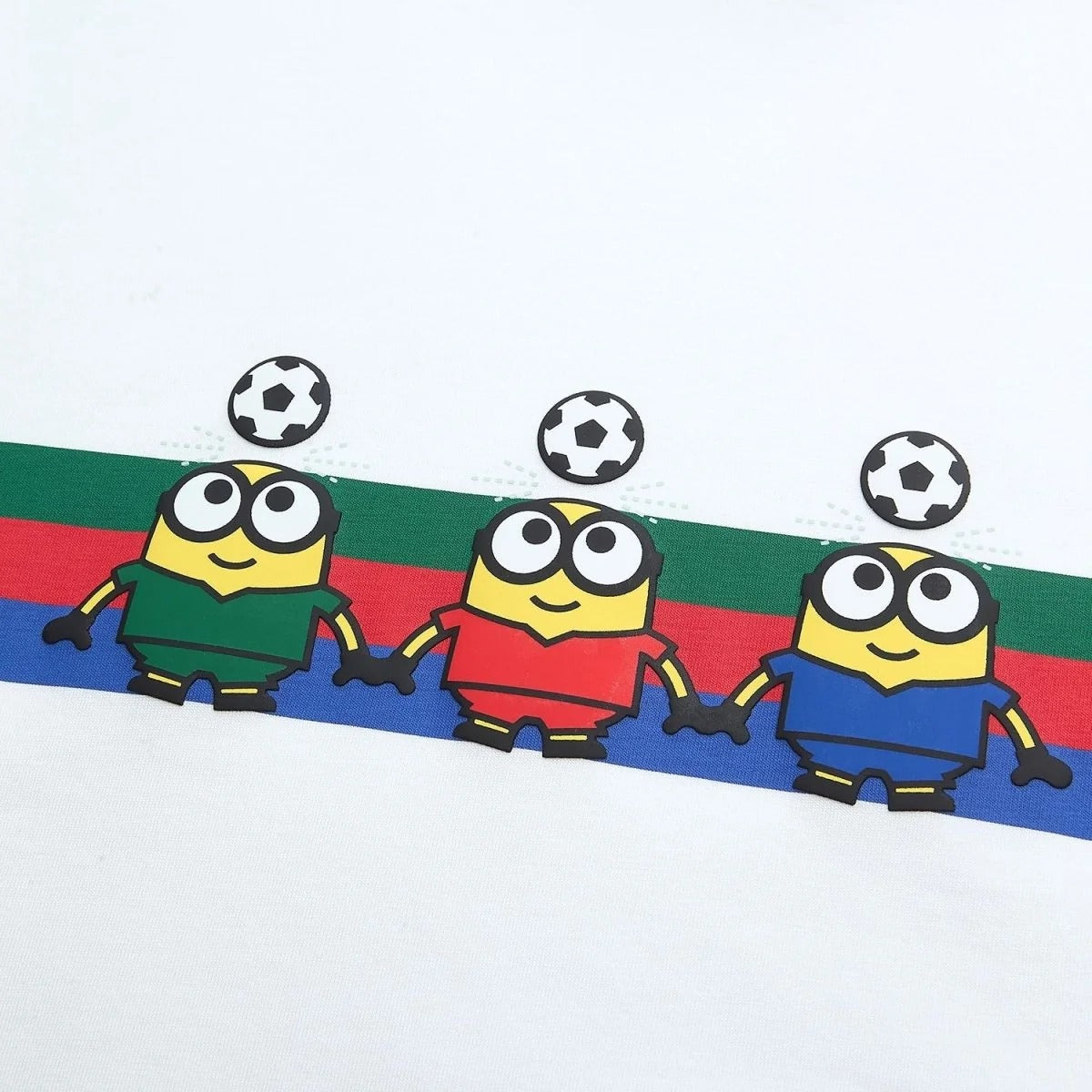 Men Relaxed Minions V-Neck Jersey Tee
