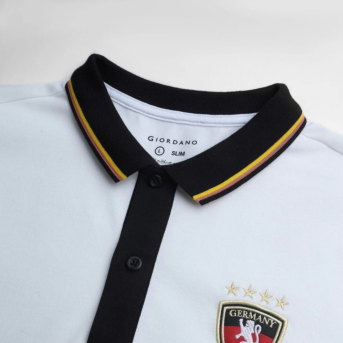 Men Slim Cotton Lycra Polo (World Cup)