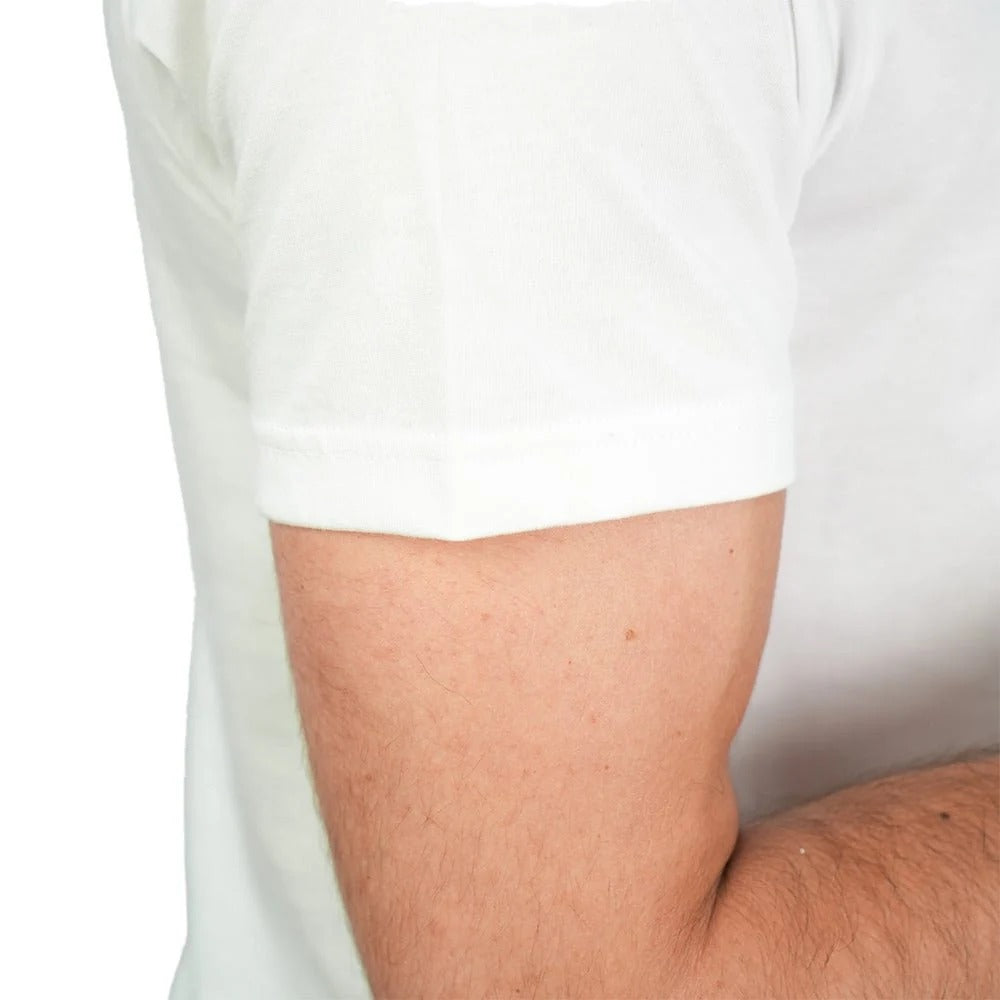 Men’s Slim Cotton Crew Neck WWS Print Tee