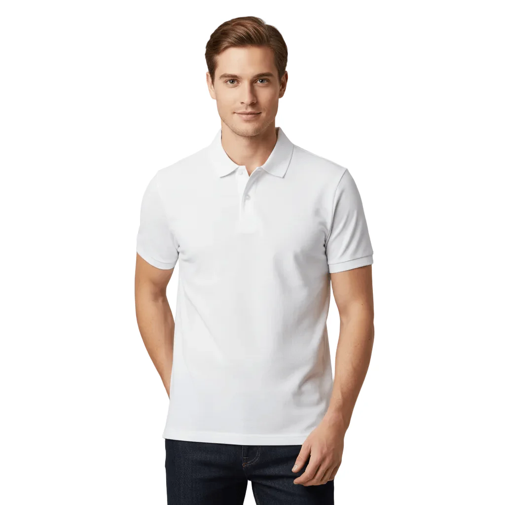 Men's Waffle Polo