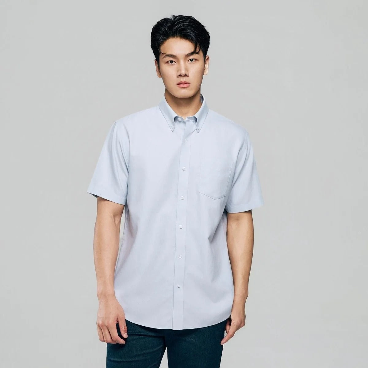 Men's Half Sleeve Wrinkle Free Shirt