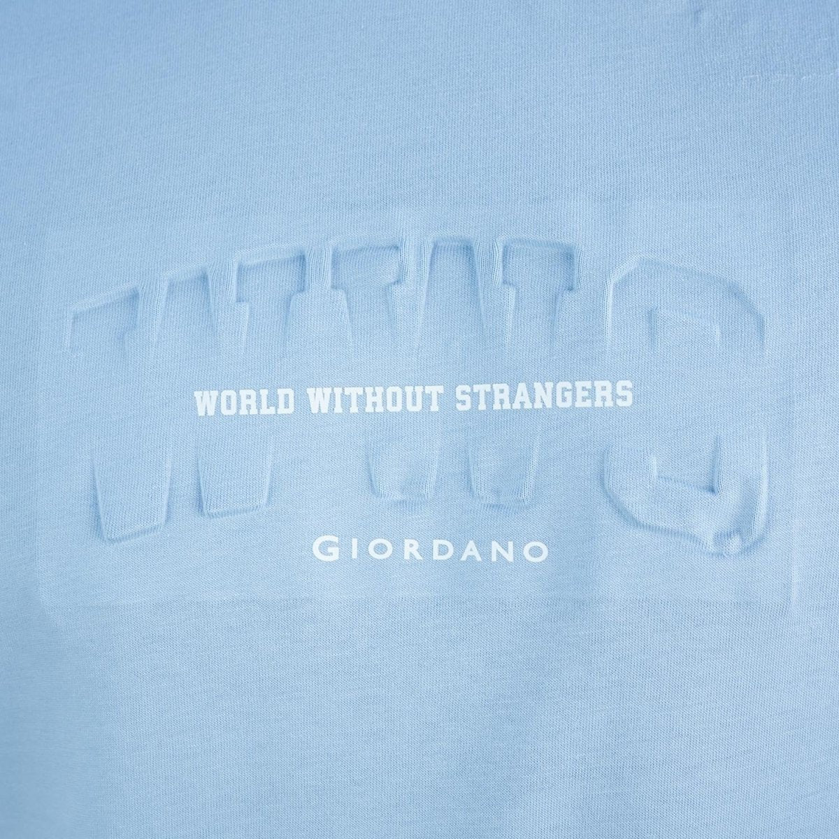 تيشيرت رجالي ضيق من القطن الجيرسيه برقبة دائرية مطبوع (WWS)