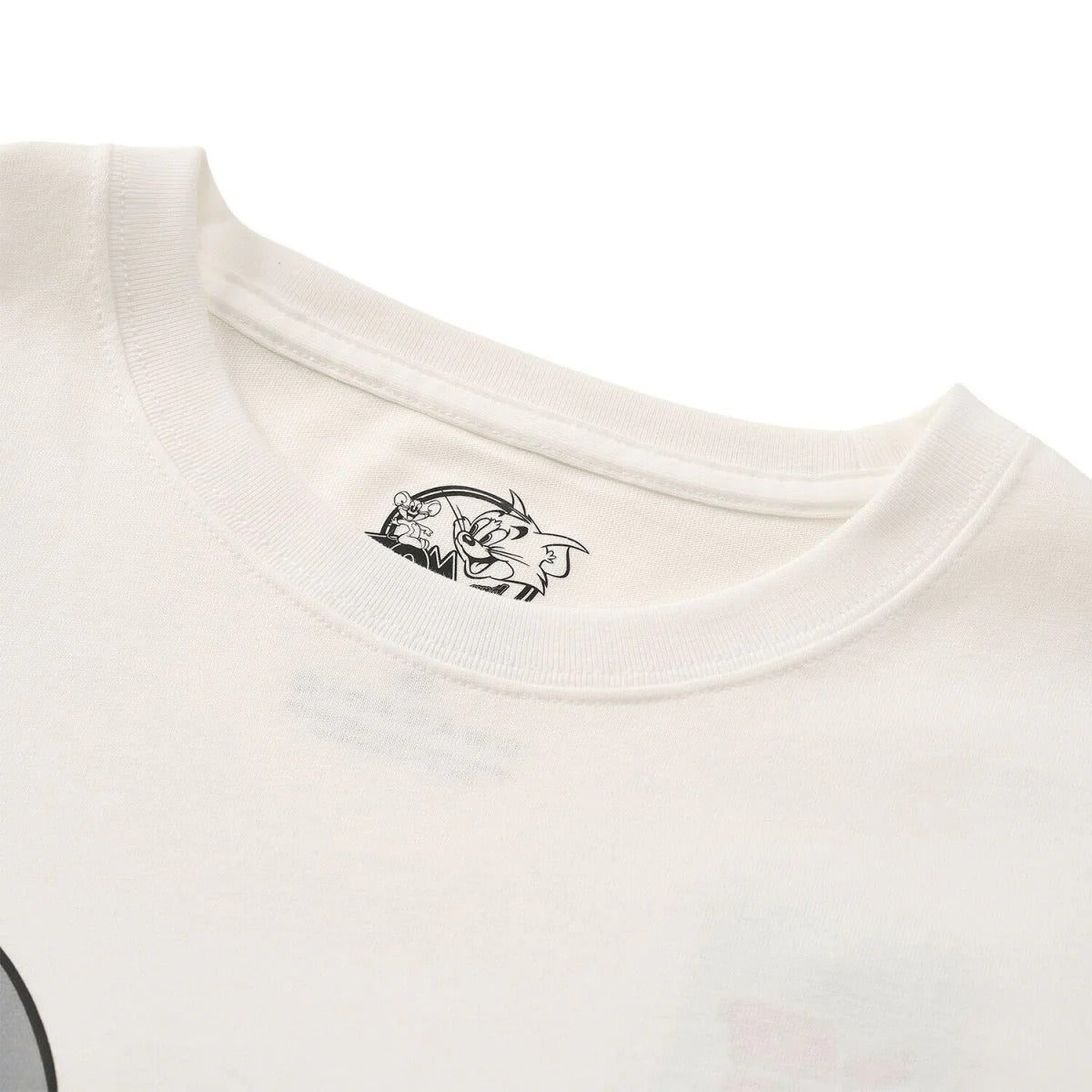 Men's Relaxed Fit Tom & Jerry Cotton Print Tee