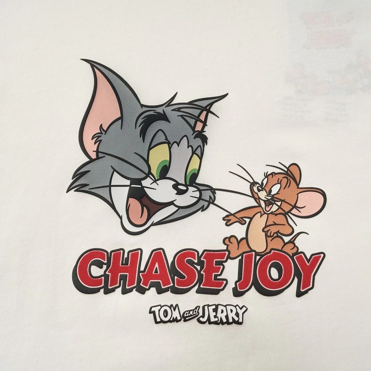 Men's Relaxed Fit Tom & Jerry Cotton Print Tee