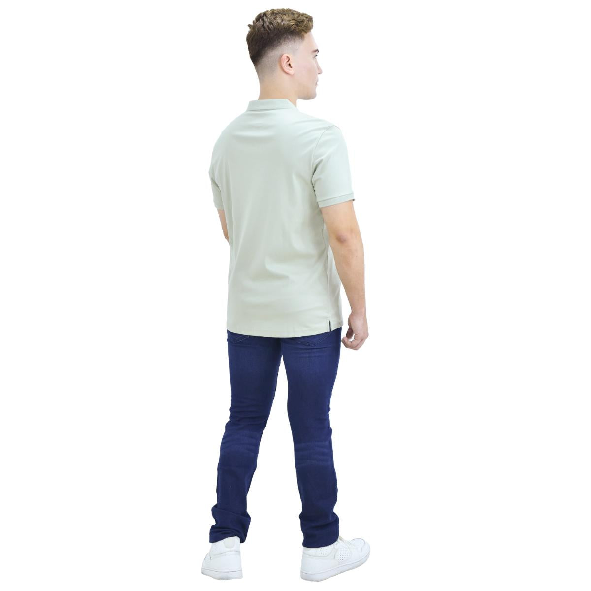 بنطلون جينز ضيق من القطن والإيلاستين