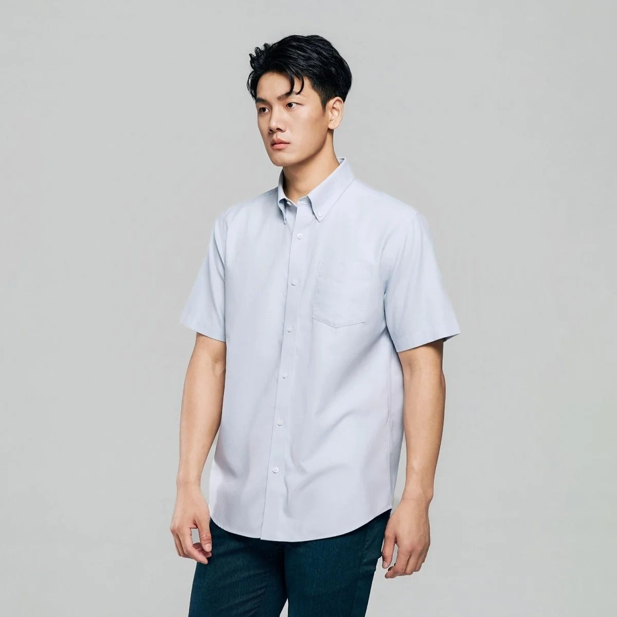 Men's Half Sleeve Wrinkle Free Shirt