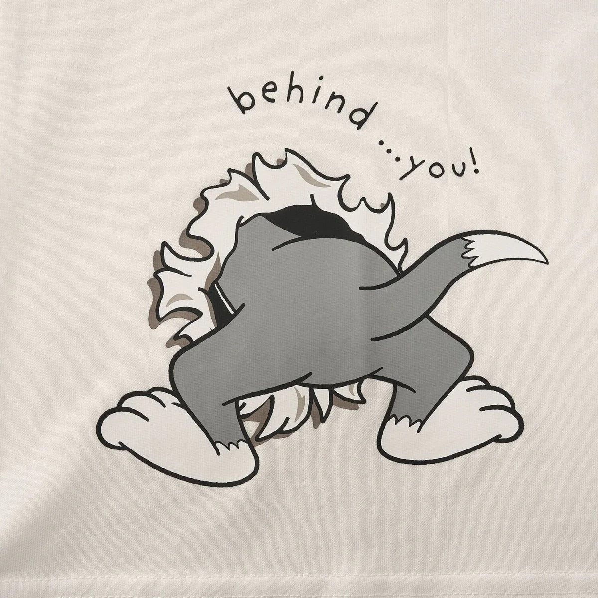 Men's Relaxed Fit Short Sleeve Tom & Jerry Cotton Graphic Tee