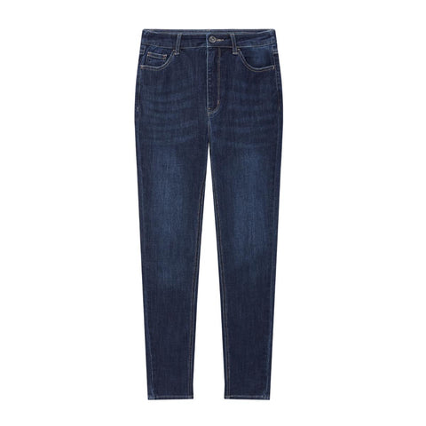 Women Cotton/Viscose/Elastane Denim Jeans